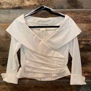 Lillie Rubin Size 4 Timeless Cream Blouse